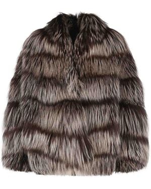 Simonetta Ravizza Banny Fox Fur Fox Iris - Brown