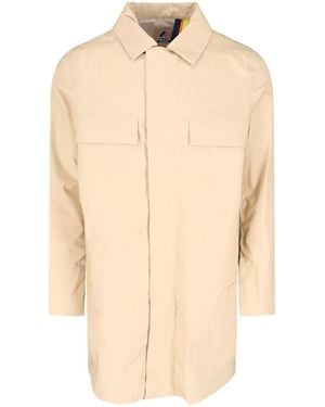 K-Way Giacca Zip - Natural