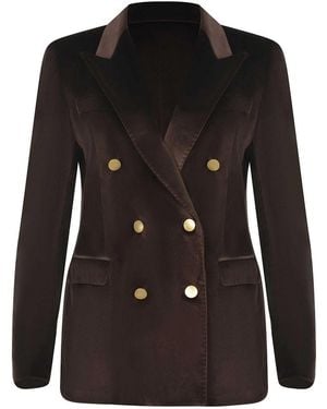 Tagliatore Double-Breasted Jacket - Black