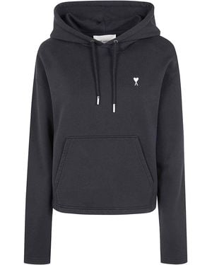 Ami Paris Hooded Sweatshirt - Black