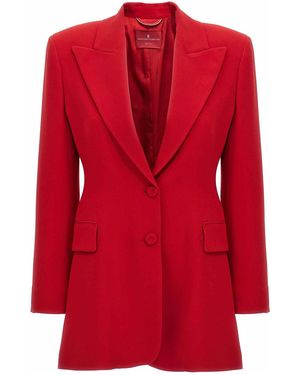 Ermanno Scervino Single-Breasted Blazer - Red