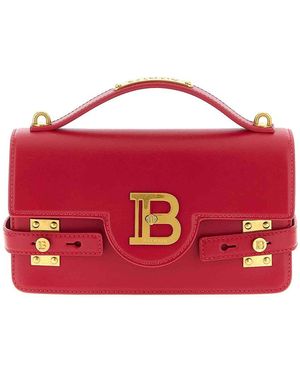 Balmain B-Buzz 24 Handbag - Red