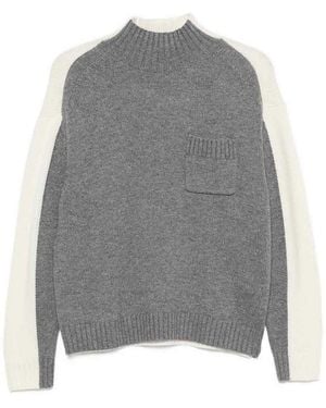 Semicouture Winnie Cashmere Jumper - Grey