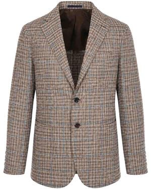 Paolo Tonali Single-Breasted Jacket - Brown