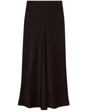 Anine Bing Bar Satin Skirt - Black