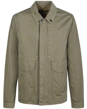 Massimo Osti Studio Cotton Blend Overshirt Jacket - Green