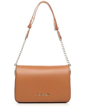 Love Moschino Shoulder Bag With Logo - White