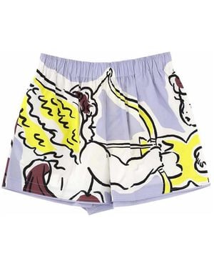Tory Burch Printed Shorts - White