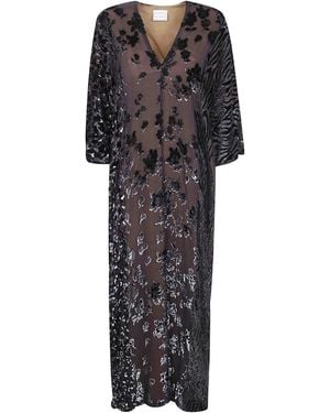 Pierre Louis Mascia Patchwork Dress - Black
