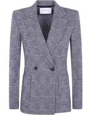 Harris Wharf London Double Breast Blazer - Blue