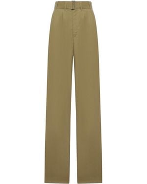 Soeur Cole Wide-Fit Pants - Green