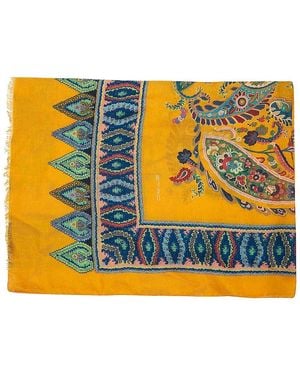 Etro Cashmere Modal Paisley Scarf - Multicolour