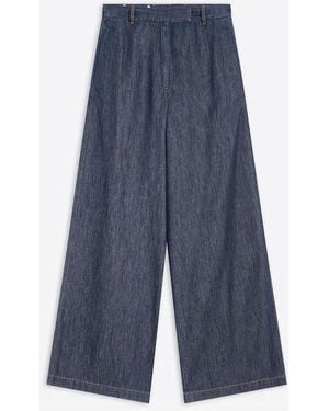 Dries Van Noten Trousers - Blue