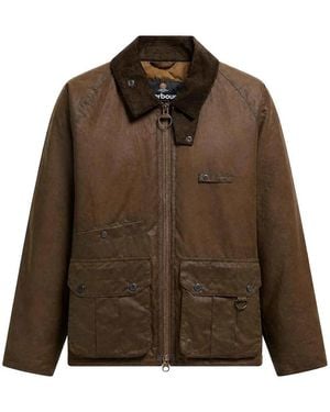 Barbour Re-Engineered Durran Waxed Jacket - Brown