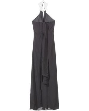 KARL LAGERFELD Archive Long Dress - Blue