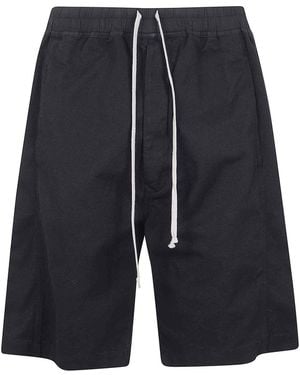 Rick Owens Wide Pusher Shorts - Blue