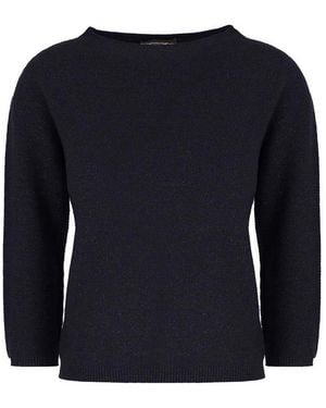 Fabiana Filippi Wool Blend Crewneck Jumper - Blue