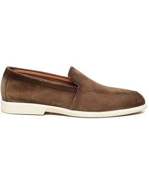Santoni Malibu Loafers - Brown