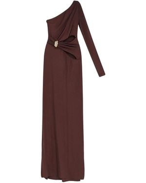 Elisabetta Franchi Vestito Lungo Carpet - Purple