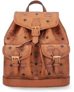 MCM Mini Backpack - Brown
