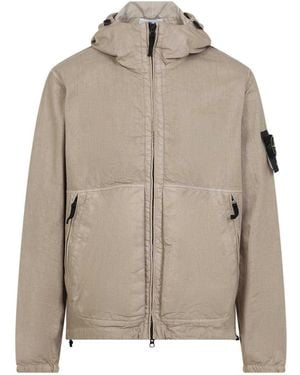 Stone Island Polyamide Jacket - Natural