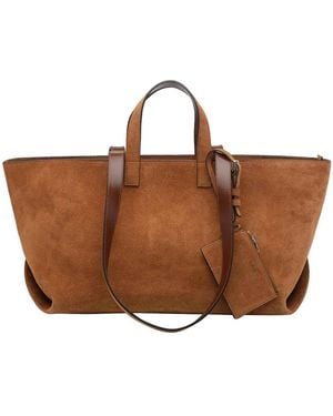 A.P.C. Le Drummer Tote Bag - Brown