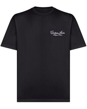 Amiri Cotton T-Shirt With Writing - Black