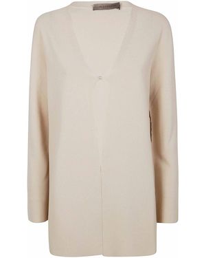 D. EXTERIOR Viscosa Cardigan Link - White