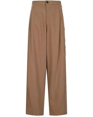 DARKPARK Pants With Side Chain Detail - Brown