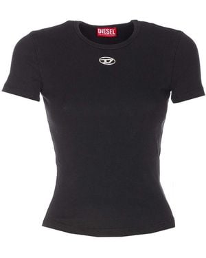 DIESEL T-Ele-Long T-Shirt - Black