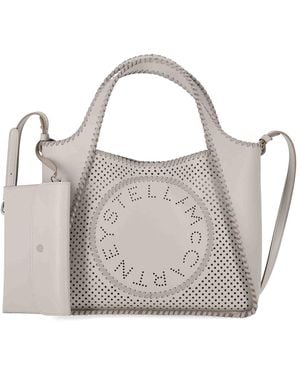 Stella McCartney Crossbody Bag Perforated Eco Alter Mat - Grey