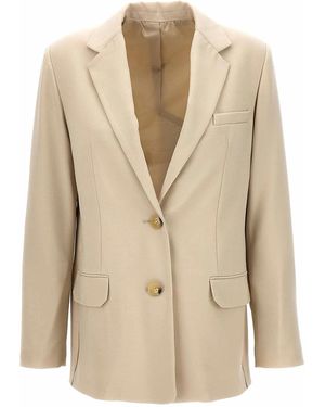 Helmut Lang Logo Band Blazer - Natural