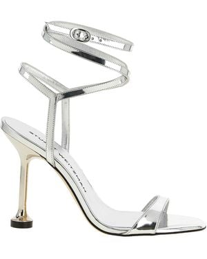 Stuart Weitzman Nudistini Wrap Sandals - White