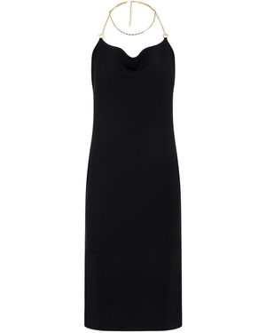 Bottega Veneta Viscose Midi Dress - Black