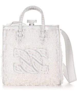 Casadei Ale Yeti Shopping Bag - White