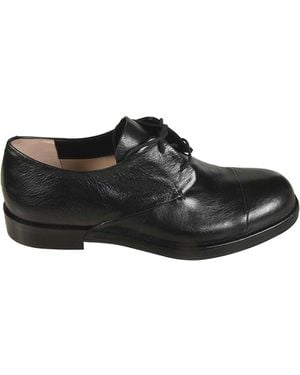 Fabrizio Del Carlo Flat Shoes - Black