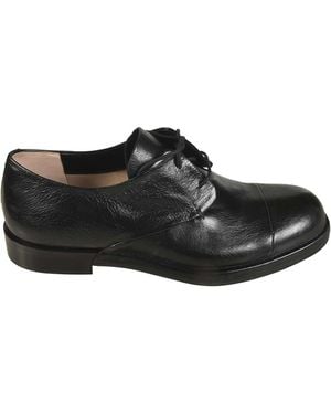 Fabrizio Del Carlo Flat Shoes - Black