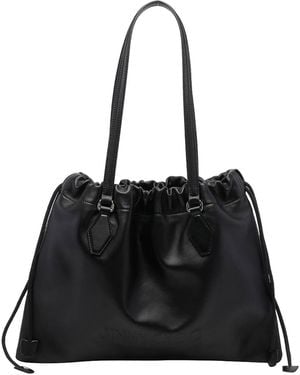 Jimmy Choo Large Drawstring Tote Bag - Black