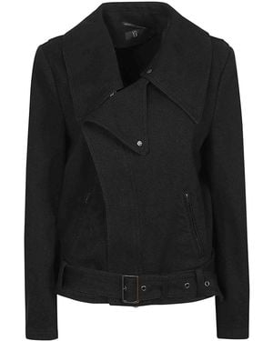 Yohji Yamamoto Ka Biker Jk - Black