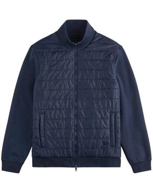 Fay Quilted Jacket - Blue