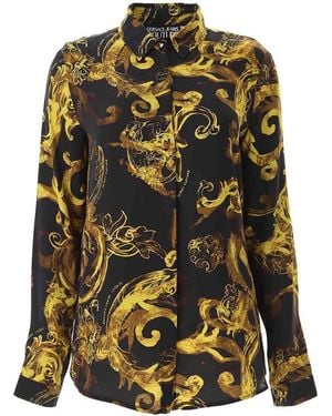 Versace Jeans Couture Baroque Twill Shirt - Black