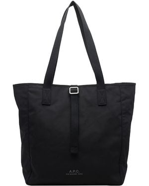 A.P.C. Archive Tote Bag - Black