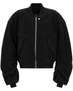 Rick Owens Secchia Flight' Bomber Jacket - Black
