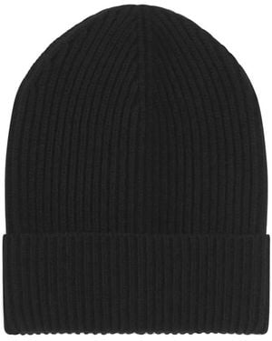 Dolce & Gabbana Knitted Wool And Cashmere Hat - Black