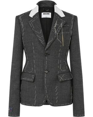 Moschino Wool Blazer - Black