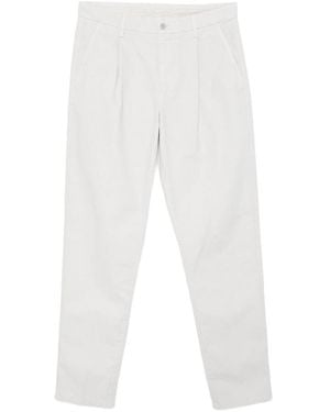 Aspesi Pearl Cotton Tailored Pants - White