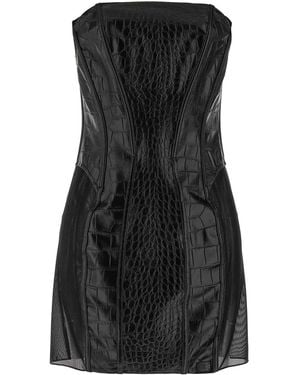 Elisabetta Franchi Coconut Texture Dress - Black