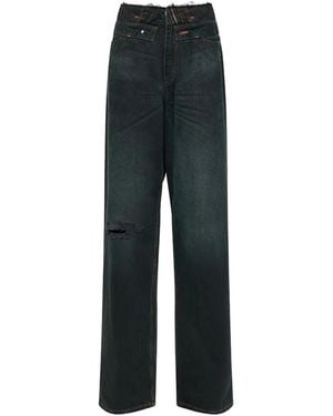 MM6 by Maison Margiela Vaqueros Rectos - Gris