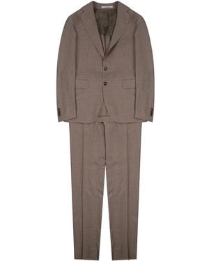 Tagliatore Vesuvius Dress - Brown
