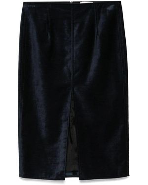 Forte Forte Velvet Pencil Skirt - Black